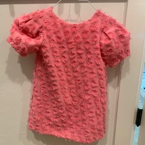 Zara girls pink clip dot mini dress